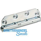 Verbindungsbeschlag mit 3 Haken, Einbauh�he 130, Stahl verzinkt