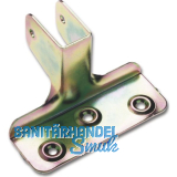 Bettsockelwinkel, f�r Holzst�rke 22 mm, Stahl gelb verzinkt