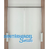 SERVETTO Kleiderlift 3T 560 - 950 mm Kunststoff/Stahl wei�/verchromt