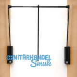 SERVETTO Kleiderlift Junior 770 - 1200 mm schwarz/schwarz