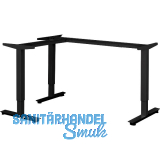 Sitz-Steh-Tischgestell Vertex Ergo elektrisch verstellbar schwarz