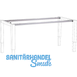 Sitz-Steh-Tischgestell 4-Leg Strong Traverse 1800 mm grau