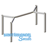 Tischgestell-System V60 Set 1000 x 800 mm Stahl grau