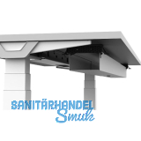 Kabelkanal abklappbar 871 - 1471 mm alufarbig