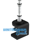 Befestigungsklammer Akustikpaneel Mira board, Stahl graphitschwarz, RAL 9011