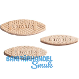 LAMELLO Verbindungspl�ttchen Gr��e 20, 10, 0 gemischt, 1000 St�ck