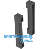 Doppelrelinghalter f�r BLUM AMBIA-LINE Kunststoff Oriongrau matt