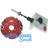 LAMELLO Clamex Bohrlehre mit Fr�ser, Aluminium/Stahl