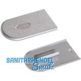 LAMELLO Cabineo Abdeckkappe, Kunststoff Metalloptik Silber, VPE 2000