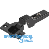 BLUM CLIP top ONYX M�bel Scharnier 110�, 9,5mm gekr�pft ohne Feder, Schrauben