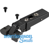 BLUM CLIP top ONYX Alurahmenscharnier 95�, gerade ohne Feder, Schrauben