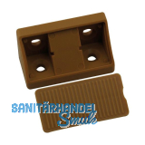 Schrankverbinder Universal, 21 x 21 x 44 mm, Kunststoff hellbraun