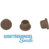 LAMELLO Clamex Abdeckkappen, Kunststoff RAL 8017 schokoladenbraun, VPE 5000