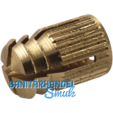 ITALIANA FERRAMENTA Spreizmuffe rund, M4 L�nge 7,8 mm Bohr �5mm, Messing blank