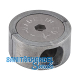 Exzentergeh�use Bohr � 35, H�he 17 mm, Zamak grau