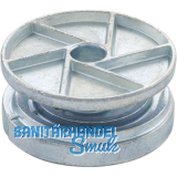 Exzentergeh�use � 35 mm, Bohr � 35, Plattenst�rke 19-34mm, Zamak verzinkt