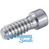 LAMELLO Cabineo 12 Schraube, 12 x 5 mm Stahl vernickelt, 500 Stk.