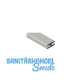 R�ckwandschiene, L�nge 2000 mm, Holzst�rke 4 mm, Kunststoff braun