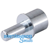 LAMELLO Cabineo X Bodentr�ger �3 mm, Stahl vernickelt, 500 St�ck