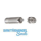 LAMELLO Invis Mx2 Verbinder Set mit Eindrehmutter 14 mm, Zinkdruckguss