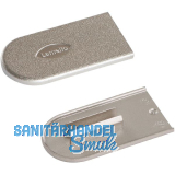 LAMELLO Cabineo Abdeckkappe, Kunststoff Metalloptik Nickel, VPE 100