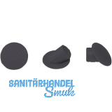 LAMELLO Clamex Abdeckkappen 45�, Kunststoff RAL 9011 graphitschwarz, VPE 100