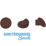 LAMELLO Clamex Abdeckkappen 45�, Kunststoff RAL 8017 schokoladenbraun, VPE 100