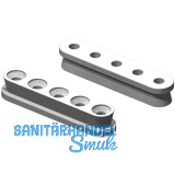 KEILVERBINDER Langh�lse zum Schrauben, Kunststoff wei�