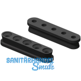 KEILVERBINDER Langh�lse zum Schrauben, Kunststoff schwarz