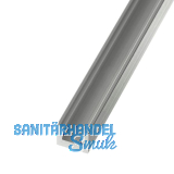 KEILVERBINDER Schiene ungebohrt, 3000 mm, Aluminium blank