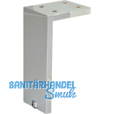 Dekorfu� Fonda 200 x 10 mm, L�nge 200 mm, Aluminium, verchromt