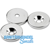 Scheibenmagnet mit Bohrung ؠ27�mm, H�4�mm