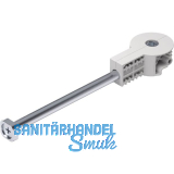 Arbeitsplattenverbinder Quick Tech 150 mm, Stahl/Kunststoff wei�grau