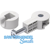 Arbeitsplattenverbinder Quick Tech Set 64 mm, Stahl/Kunststoff wei�grau