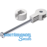 Arbeitsplattenverbinder Quick Tech Set 150 mm, Stahl/Kunststoff wei�grau