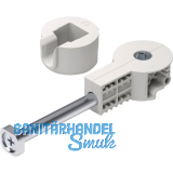 Arbeitsplattenverbinder Quick Tech Set 100 mm, Stahl/Kunststoff wei�grau