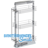 VS TAL Larder 2 Hochschrankauszug Set Classic KB 300 mm Silber