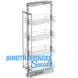 VS TAL Larder 3 Hochschrankauszug Set Classic KB 300 mm Silber