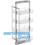 VS TAL Larder 3 Hochschrankauszug Set Classic KB 400 mm Silber