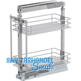 VS TAL Larder 1 Hochschrankauszug Set Saphir KB 300 mm Silber