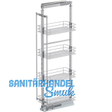 VS TAL Larder 4 Hochschrankauszug Set Saphir KB 300 mm Silber