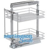 VS TAL Larder 1 Hochschrankauszug Set Saphir KB 400 mm Silber