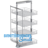 VS TAL Larder 3 Hochschrankauszug Set Saphir KB 600 mm Silber