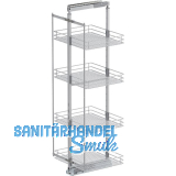 VS TAL Larder 5 Hochschrankauszug Set Saphir KB 600 mm Silber