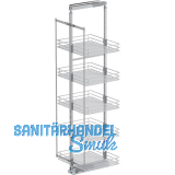 VS TAL Larder 6 Hochschrankauszug Set Saphir KB 600 mm Silber