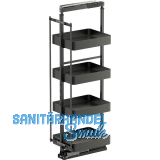 VS TAL Larder 4 Hochschrankauszug Set Planero KB 400 mm Lava