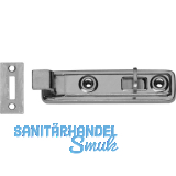 DORMAKABA M�belriegel gekr�pft, 20x80, Stahl silberfarbig