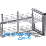 VS COR Fold Eckauszug Set Classic KB 900 mm rechts Silber