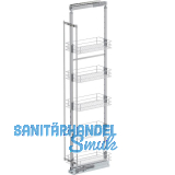 VS TAL Larder 6 Hochschrankauszug Set Classic KB 300 mm Silber