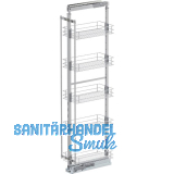 VS TAL Larder 5 Hochschrankauszug Set Classic KB 300 mm 5 Ablagen Silber